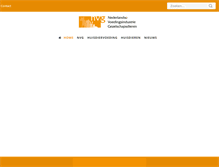 Tablet Screenshot of nvg-diervoeding.nl